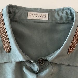 Relaxed Fit Brunello Cucinelli Silk Blouse